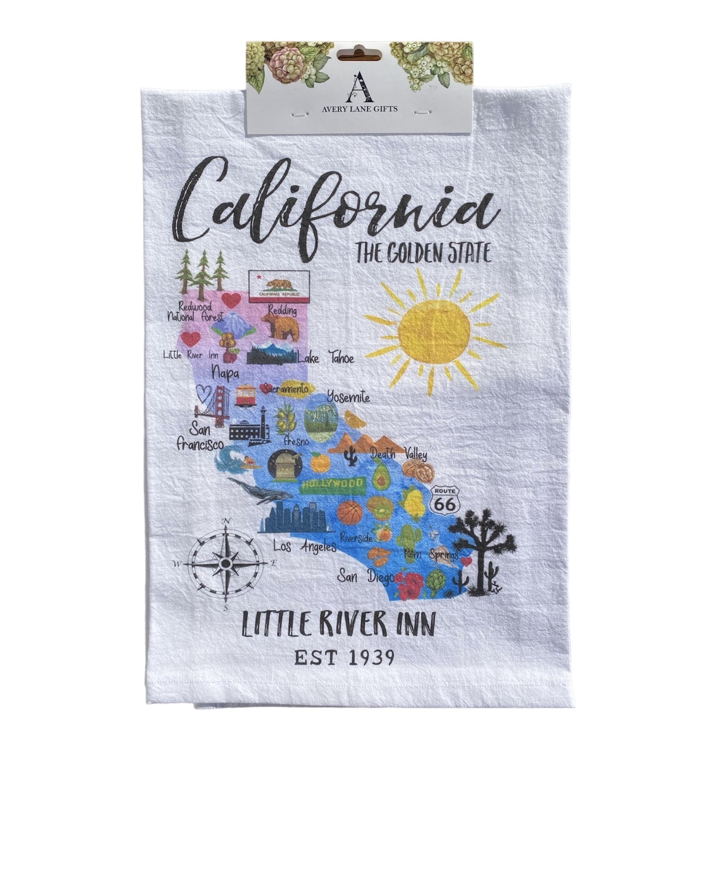 California Dish Towel