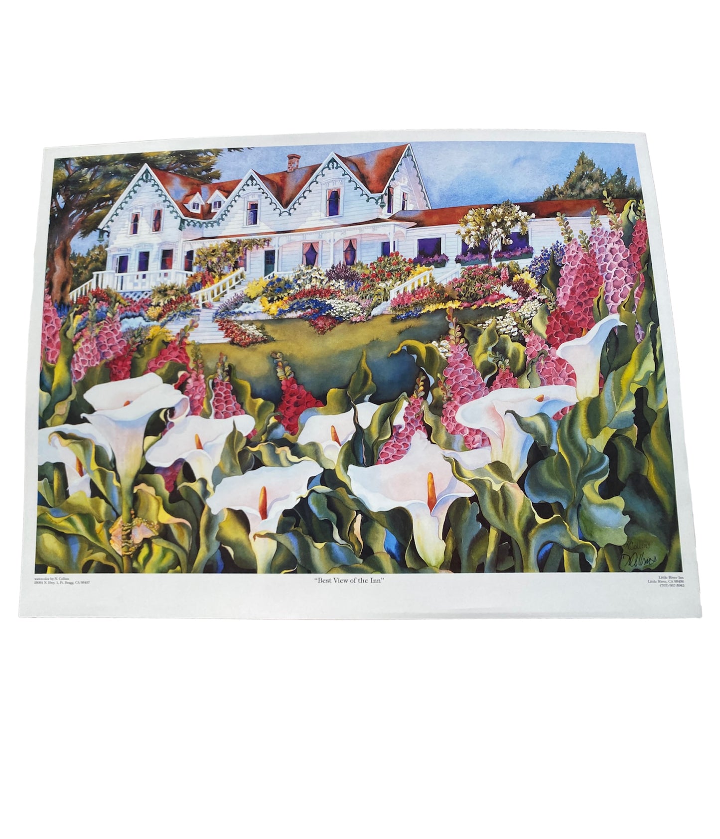 Nancy Collins Print of Little River Inn